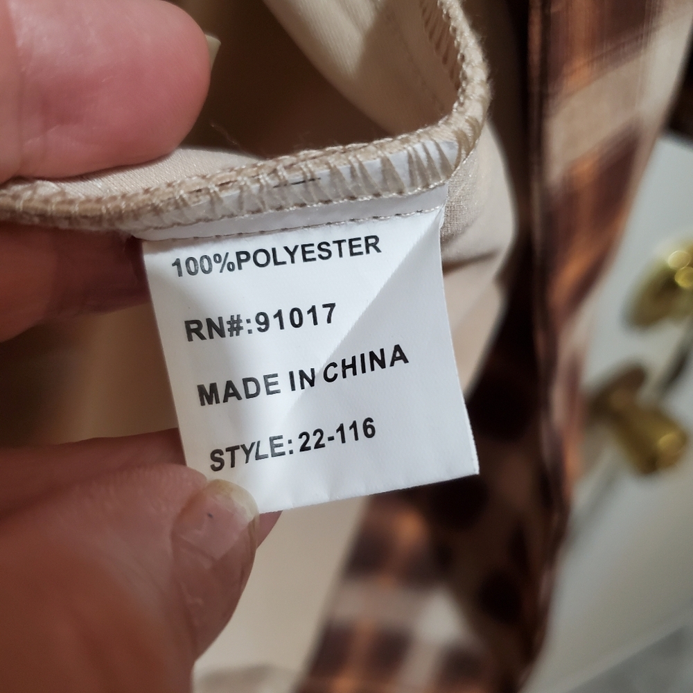 Solitaire Plaid Toggle Closure Polyester Fall Jacket Size M Y2K - Picture 9 of 13
